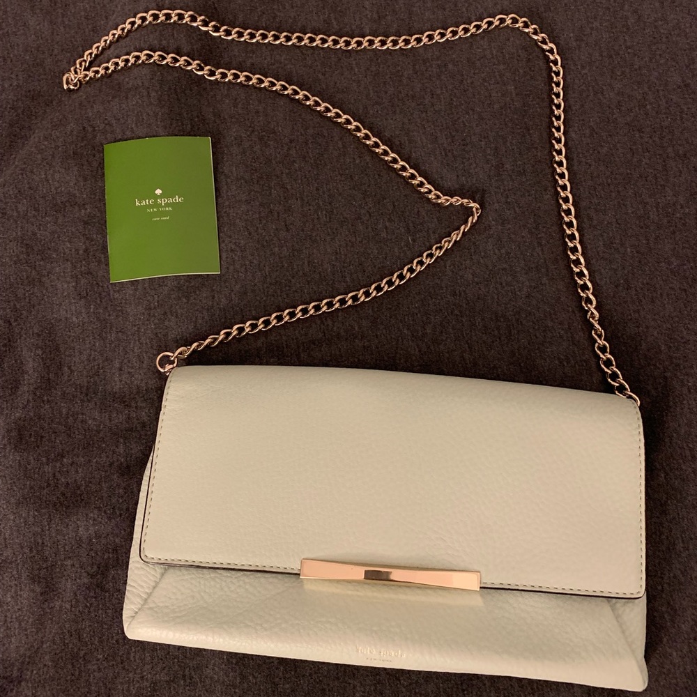 Kate Spade Mint Mojito Leather Shoulder Bag! - Picture 2 of 6